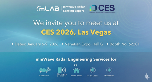 [CES 2026] Meet mLab, Your mmWave Radar Expert!
